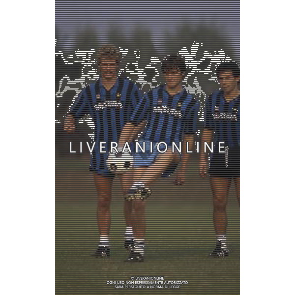 RETROSPETTIVA ALDO SERENA CALCIATORE NELLA FOTO ALDO SERENA CON LA MAGLIA DELL\'INTER AG ALDO LIVERANI SAS