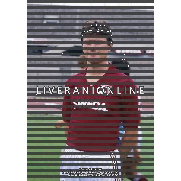RETROSPETTIVA ALDO SERENA CALCIATORE NELLA FOTO ALDO SERENA CON LA MAGLIA DEL TORINO AG ALDO LIVERANI SAS
