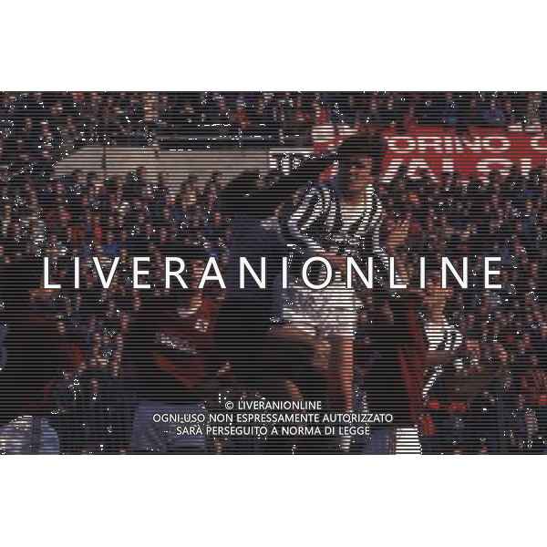 RETROSPETTIVA ALDO SERENA CALCIATORE NELLA FOTO ALDO SERENA CON LA MAGLIA DELLA JUVENTUS AG ALDO LIVERANI SAS