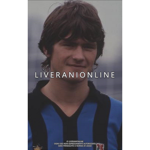 RETROSPETTIVA ALDO SERENA CALCIATORE NELLA FOTO ALDO SERENA CON LA MAGLIA DELL\'INTER AG ALDO LIVERANI SAS