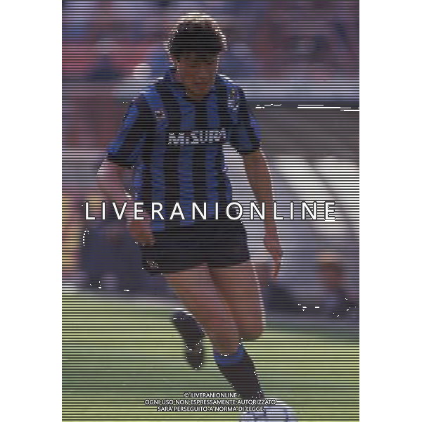 RETROSPETTIVA ALDO SERENA CALCIATORE NELLA FOTO ALDO SERENA CON LA MAGLIA DELL\'INTER AG ALDO LIVERANI SAS
