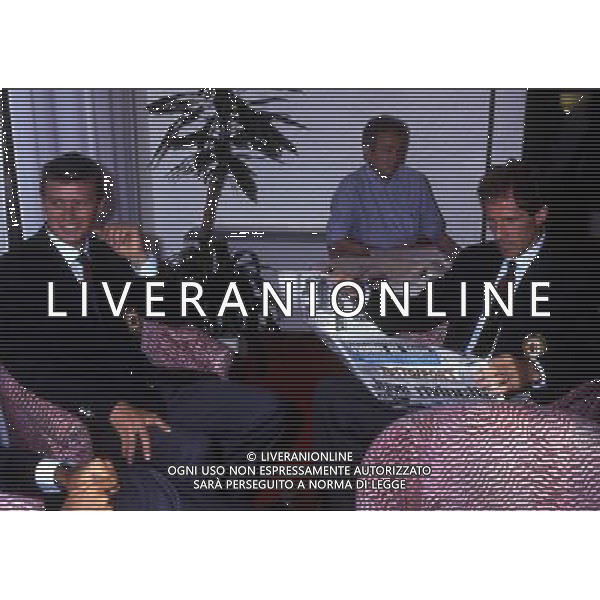 RETROSPETTIVA ALDO SERENA CALCIATORE NELLA FOTO ALDO SERENA CON FRANCO BARESI AG ALDO LIVERANI SAS