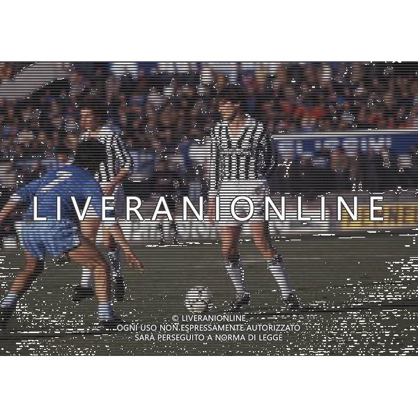 RETROSPETTIVA ALDO SERENA CALCIATORE NELLA FOTO ALDO SERENA CON LA MAGLIA DELLA JUVENTUS AG ALDO LIVERANI SAS