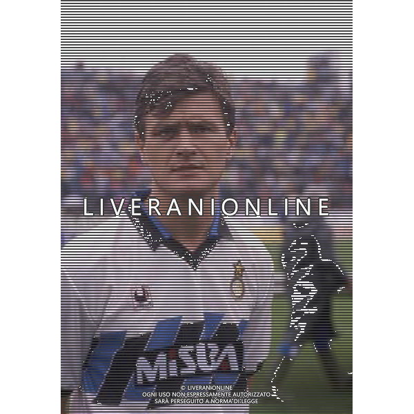 RETROSPETTIVA ALDO SERENA CALCIATORE NELLA FOTO ALDO SERENA CON LA MAGLIA DELL\'INTER AG ALDO LIVERANI SAS
