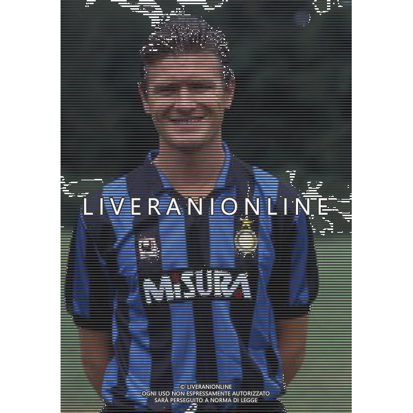 RETROSPETTIVA ALDO SERENA CALCIATORE NELLA FOTO ALDO SERENA CON LA MAGLIA DELL\'INTER AG ALDO LIVERANI SAS