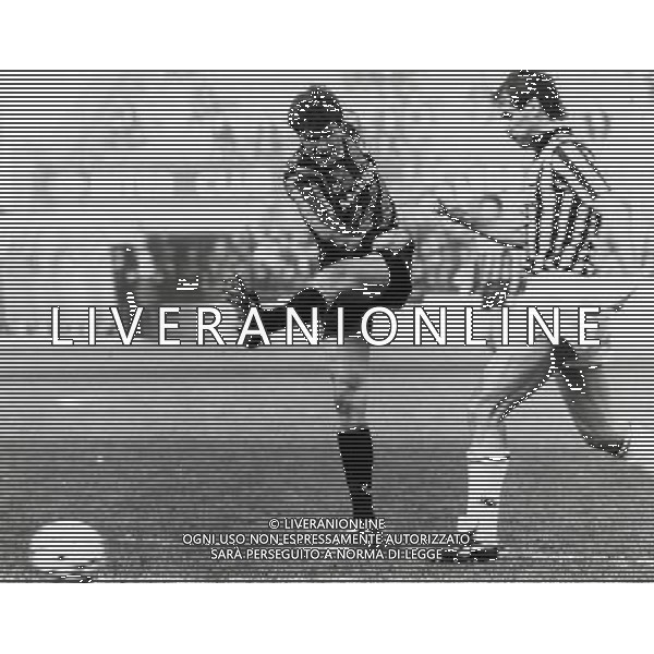 RETROSPETTIVA ALDO SERENA CALCIATORE NELLA FOTO ALDO SERENA CON LA MAGLIA DELL\'INTER AG ALDO LIVERANI SAS