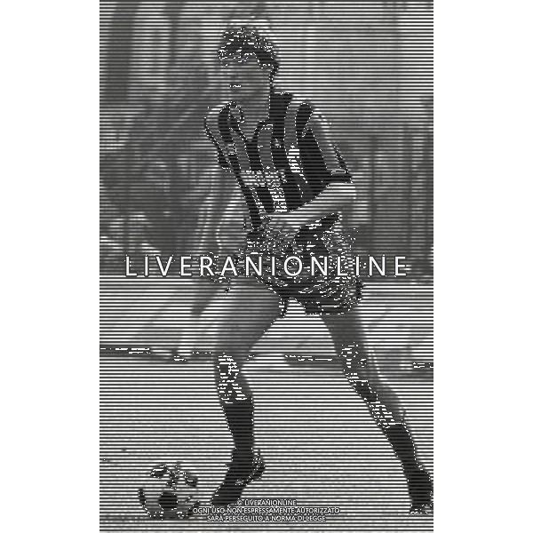 RETROSPETTIVA ALDO SERENA CALCIATORE NELLA FOTO ALDO SERENA CON LA MAGLIA DELL\'INTER AG ALDO LIVERANI SAS