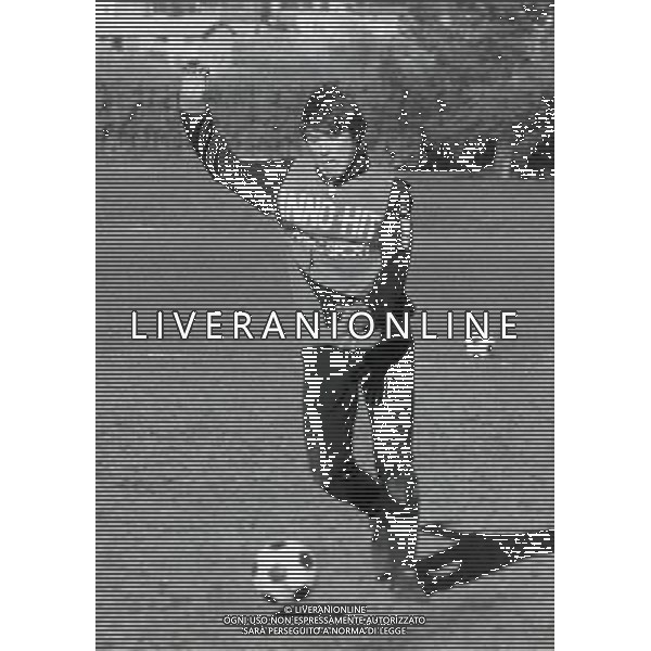 RETROSPETTIVA ALDO SERENA CALCIATORE NELLA FOTO ALDO SERENA CON LA MAGLIA DELL\'INTER AG ALDO LIVERANI SAS