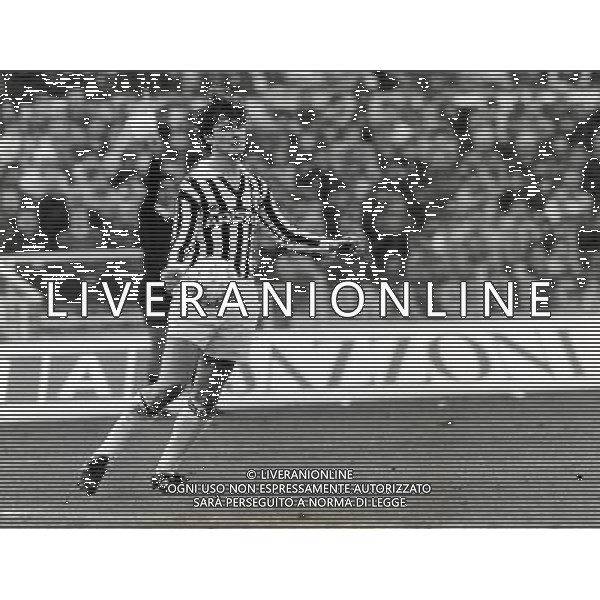 RETROSPETTIVA ALDO SERENA CALCIATORE NELLA FOTO ALDO SERENA CON LA MAGLIA DELLA JUVENTUS AG ALDO LIVERANI SAS