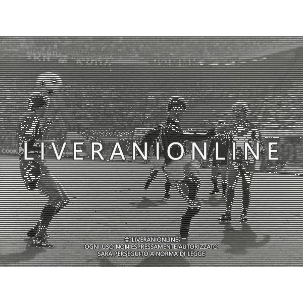 RETROSPETTIVA ALDO SERENA CALCIATORE NELLA FOTO ALDO SERENA CON LA MAGLIA DEL MILAN AG ALDO LIVERANI SAS