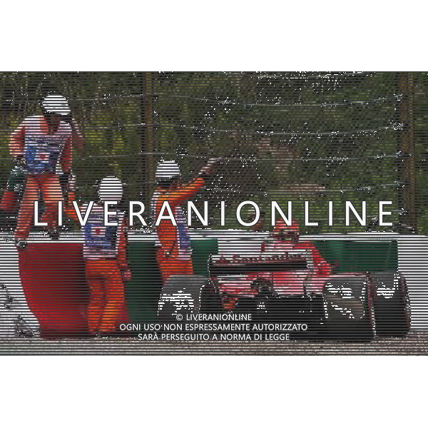 Kimi Raikkonen (FIN) Ferrari SF70H crashed in the third practice session. / AGENZIA ALDO LIVERANI SAS - ITALY ONLY EDITORIAL USE ONLY - Prove Ufficiali Qualifiche Gp F1 Giappone - Suzuka 7 ottobre 2017