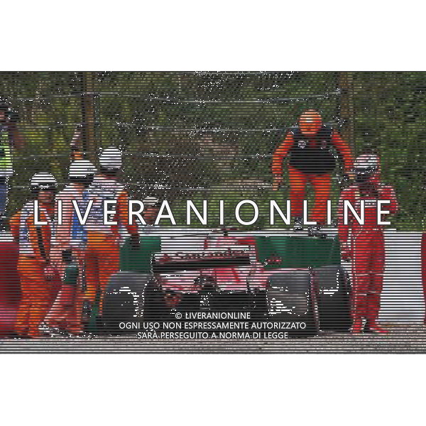 Kimi Raikkonen (FIN) Ferrari SF70H crashed in the third practice session. / AGENZIA ALDO LIVERANI SAS - ITALY ONLY EDITORIAL USE ONLY - Prove Ufficiali Qualifiche Gp F1 Giappone - Suzuka 7 ottobre 2017