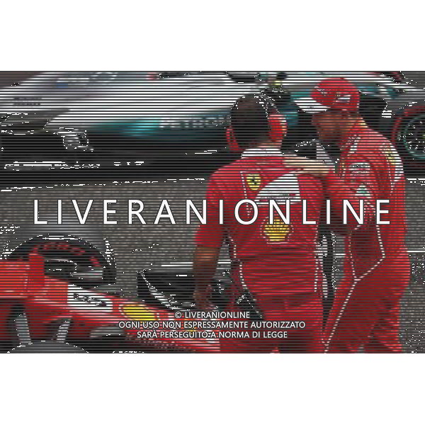 Sebastian Vettel (GER) Ferrari in qualifying parc ferme. 07.10.2017. Formula 1 World Championship, Rd 16, Japanese Grand Prix, Suzuka, Japan, Qualifying Day. / AGENZIA ALDO LIVERANI SAS - ITALY ONLY EDITORIAL USE ONLY - Prove Ufficiali Qualifiche Gp F1 Giappone - Suzuka 7 ottobre 2017