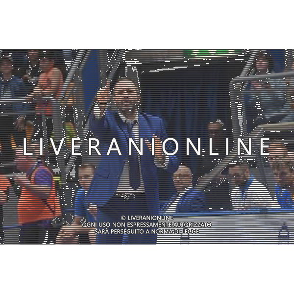 Virtus Bologna - Capo d\'Orlando partita di basket 2a giornata Lega A 08 ottobre 2017 nella foto Gennaro Di Carlo allenatore ©Optimafoto / AGENZIA ALDO LIVERANI SAS