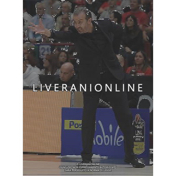 LBA Lega Basket Serie A 2017/2018 2a Giornata Milano - 08.10.2017 EA7 Emporio Armani Milano-Openjobmetis Varese Nella Foto:pianigiani /Ph.Vitez-Ag. Aldo Liverani