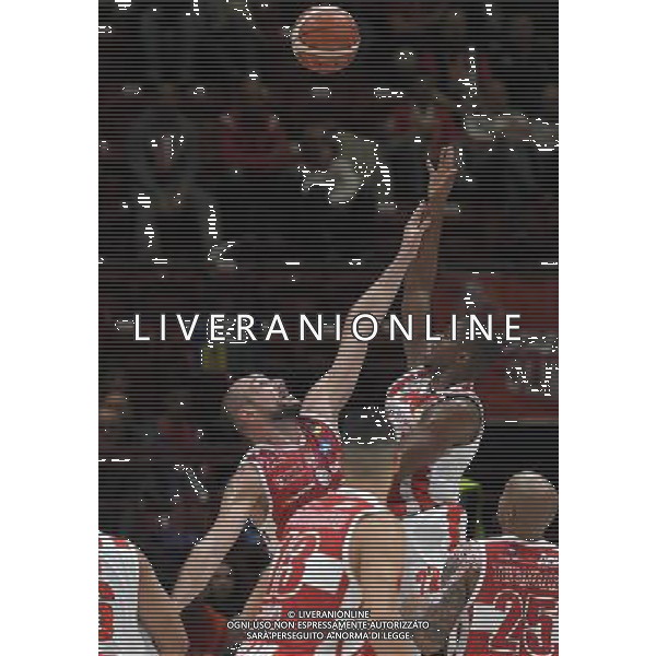 LBA Lega Basket Serie A 2017/2018 2a Giornata Milano - 08.10.2017 EA7 Emporio Armani Milano-Openjobmetis Varese Nella Foto:Wells Cameron - Cusin Marco /Ph.Vitez-Ag. Aldo Liverani