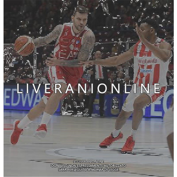 LBA Lega Basket Serie A 2017/2018 2a Giornata Milano - 08.10.2017 EA7 Emporio Armani Milano-Openjobmetis Varese Nella Foto:Micov Vladimir - Okoye Stanley /Ph.Vitez-Ag. Aldo Liverani