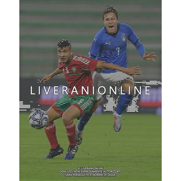 Amichevole Nazionali Under 21 Ferrara - 10.10.2017 Italia-Marocco Nella Foto:chiesa federico - bach anas /Ph.Vitez-Ag. Aldo Liverani