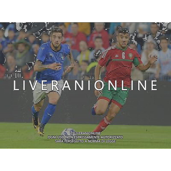 Amichevole Nazionali Under 21 Ferrara - 10.10.2017 Italia-Marocco Nella Foto:parigini vittorio - bach anas /Ph.Vitez-Ag. Aldo Liverani