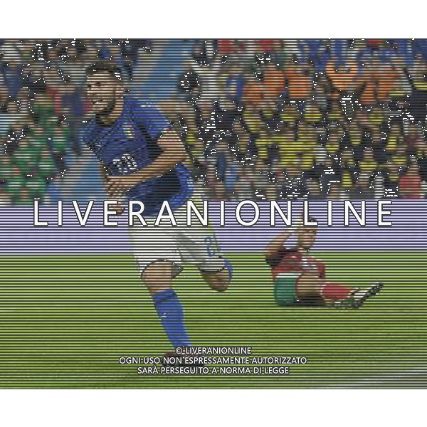 Amichevole Nazionali Under 21 Ferrara - 10.10.2017 Italia-Marocco Nella Foto:cutrone patrick gol /Ph.Vitez-Ag. Aldo Liverani