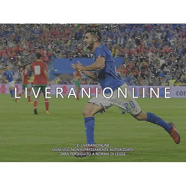 Amichevole Nazionali Under 21 Ferrara - 10.10.2017 Italia-Marocco Nella Foto:cutrone patrick esulta /Ph.Vitez-Ag. Aldo Liverani