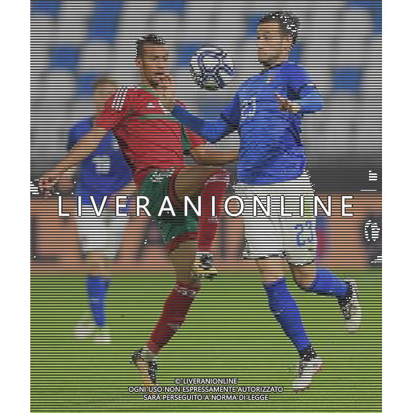 Amichevole Nazionali Under 21 Ferrara - 10.10.2017 Italia-Marocco Nella Foto:murgia alessandro- boussefiane hicham /Ph.Vitez-Ag. Aldo Liverani