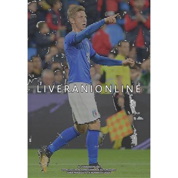 Amichevole Nazionali Under 21 Ferrara - 10.10.2017 Italia-Marocco Nella Foto:vido luca esulta /Ph.Vitez-Ag. Aldo Liverani