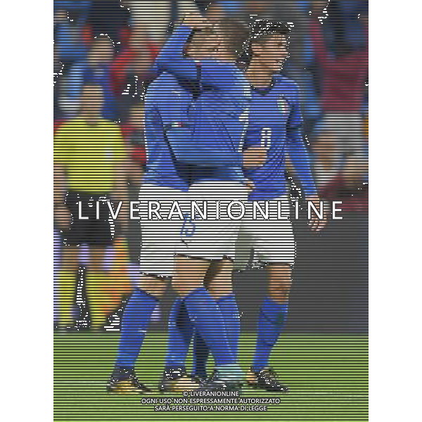 Amichevole Nazionali Under 21 Ferrara - 10.10.2017 Italia-Marocco Nella Foto:vido luca gol /Ph.Vitez-Ag. Aldo Liverani