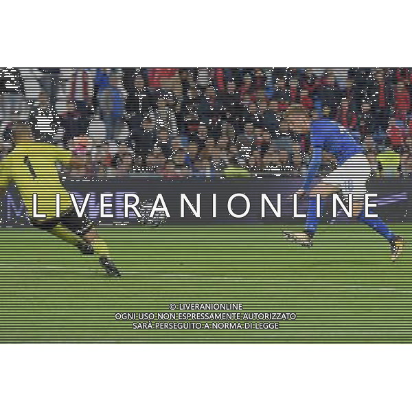 Amichevole Nazionali Under 21 Ferrara - 10.10.2017 Italia-Marocco Nella Foto:vido luca gol /Ph.Vitez-Ag. Aldo Liverani