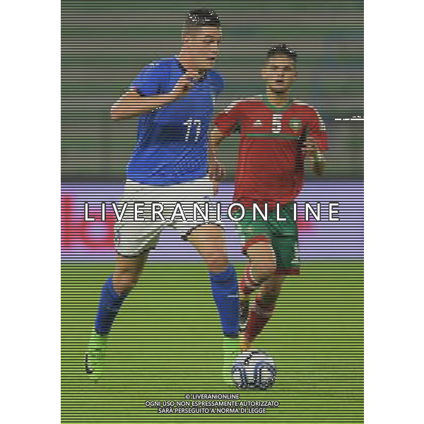 Amichevole Nazionali Under 21 Ferrara - 10.10.2017 Italia-Marocco Nella Foto:Favilli Andrea /Ph.Vitez-Ag. Aldo Liverani