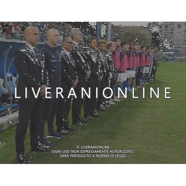 Amichevole Nazionali Under 21 Ferrara - 10.10.2017 Italia-Marocco Nella Foto:Di Biagio Luigi Inno Nazionale Panchina /Ph.Vitez-Ag. Aldo Liverani