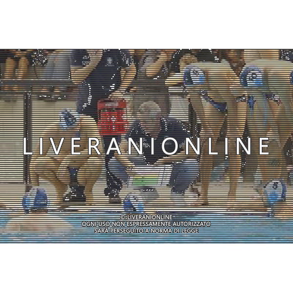 Alessandro Bovo allenatore del An Brescia,singoli An Brescia ,Brescia 10 ottobre 2017 AG ALDO LIVERANI SAS