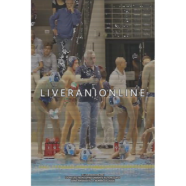 Alessandro Bovo allenatore del An Brescia,singoli An Brescia ,Brescia 10 ottobre 2017. AG ALDO LIVERANI SAS