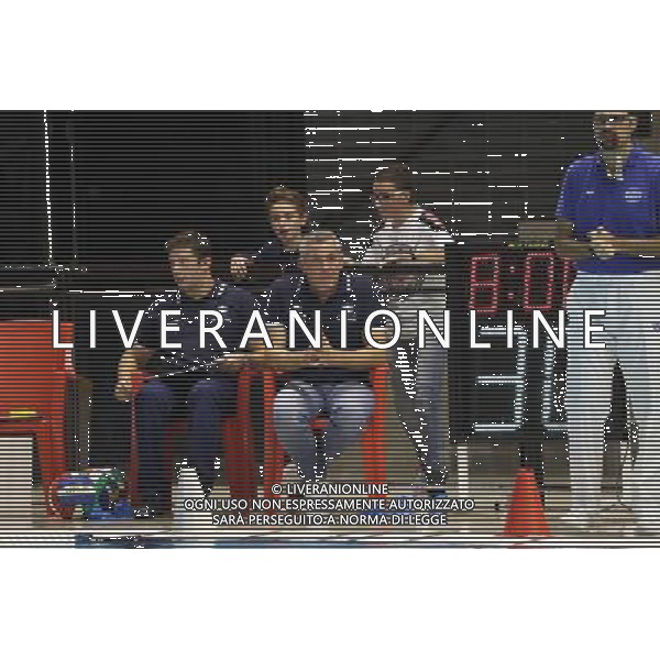 Alessandro Bovo allenatore del An Brescia,singoli An Brescia ,Brescia 10 ottobre 2017. AG ALDO LIVERANI SAS