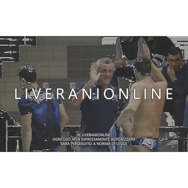 Alessandro Bovo allenatore del An Brescia,singoli An Brescia ,Brescia 10 ottobre 2017. AG ALDO LIVERANI SAS