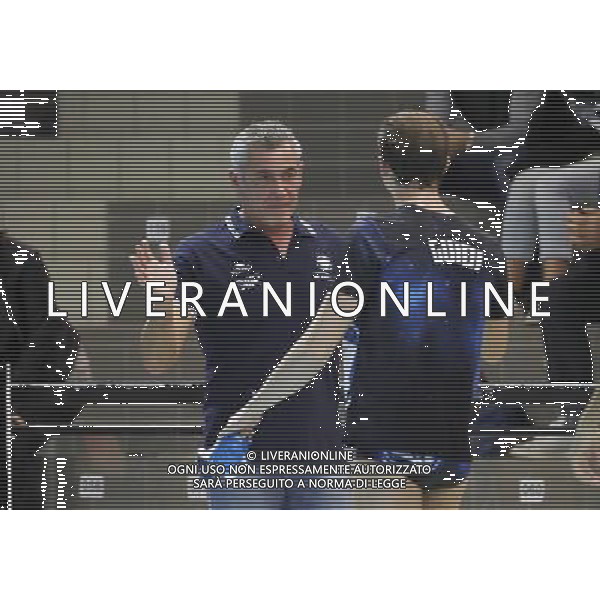 Alessandro Bovo allenatore del An Brescia,singoli An Brescia ,Brescia 10 ottobre 2017. AG ALDO LIVERANI SAS