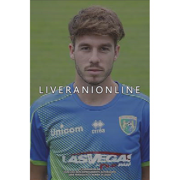 Davide Voltan ,testine primi piani mezzi busti Feralpisalo ,Brescia 12 ottobre 2017 AG ALDO LIVERANI SAS