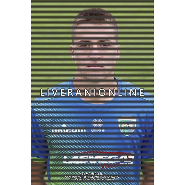 Luca Magnino ,testine primi piani mezzi busti Feralpisalo ,Brescia 12 ottobre 2017 AG ALDO LIVERANI SAS