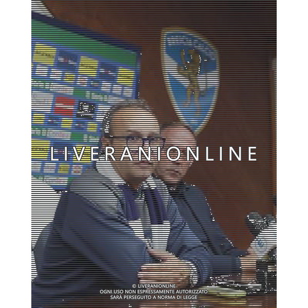 Pasquale Marino allenatore del Brescia Calcio,presentazione Pasquale Marino nuovo allenatore del Brescia Calcio ,Brescia 12 ottobre 2017. AG ALDO LIVERANI SAS