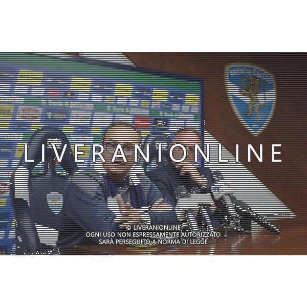 Marino e Castagnini,presentazione Pasquale Marino nuovo allenatore del Brescia Calcio ,Brescia 12 ottobre 2017. AG ALDO LIVERANI SAS