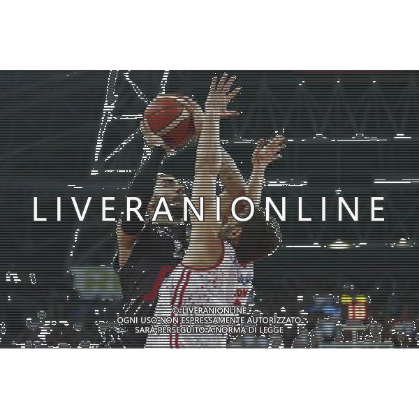 Lega Basket serie A Victoria Libertas Pesaro - Segafredo Virtus Bologna 14/10/2017 nella foto: Pietro Aradori ©Claudio Zamagni/Agenzia Aldo Liverani Pietro Aradori during basketball match between Victoria Libertas Pallacanestro Pesaro and Segafredo Virtus Bologna at Adriatic Arena in Pesaro on October 14 2017 photo credit Claudio Zamagni/Aldo Liverani Photo Agency 