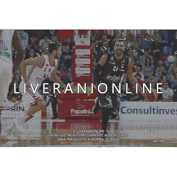 Lega Basket serie A Victoria Libertas Pesaro - Segafredo Virtus Bologna 14/10/2017 nella foto: Pietro Aradori ©Claudio Zamagni/Agenzia Aldo Liverani Pietro Aradori during basketball match between Victoria Libertas Pallacanestro Pesaro and Segafredo Virtus Bologna at Adriatic Arena in Pesaro on October 14 2017 photo credit Claudio Zamagni/Aldo Liverani Photo Agency 
