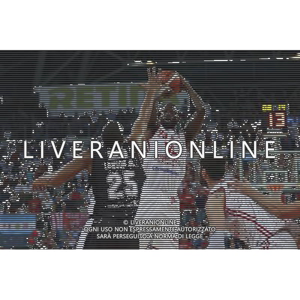 Lega Basket serie A Victoria Libertas Pesaro - Segafredo Virtus Bologna 14/10/2017 nella foto: Mario Little ©Claudio Zamagni/Agenzia Aldo Liverani Mario Little during basketball match between Victoria Libertas Pallacanestro Pesaro and Segafredo Virtus Bologna at Adriatic Arena in Pesaro on October 14 2017 photo credit Claudio Zamagni/Aldo Liverani Photo Agency 