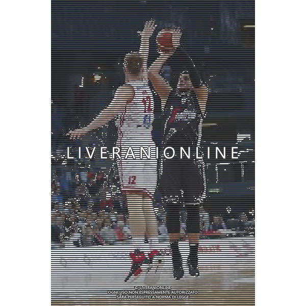 Lega Basket serie A Victoria Libertas Pesaro - Segafredo Virtus Bologna 14/10/2017 nella foto: Alessandro Gentile Mika Erik Â©Claudio Zamagni/Agenzia Aldo Liverani Alessandro Gentile and Mika Erik during basketball match between Victoria Libertas Pallacanestro Pesaro and Segafredo Virtus Bologna at Adriatic Arena in Pesaro on October 14 2017 photo credit Claudio Zamagni/Aldo Liverani Photo Agency 