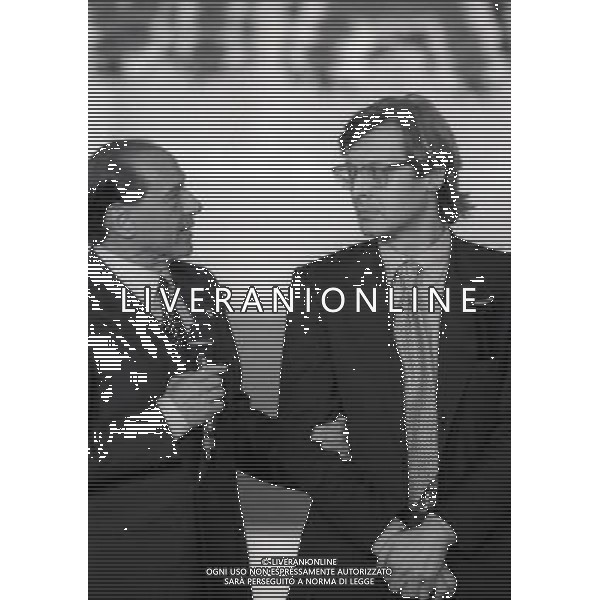 27-03 1996 MILANO FORZA ITALIA NELLA FOTO VITTORIO SGARBI E SILVIO BERLUSCONI AG ALDO LIVERANI SAS