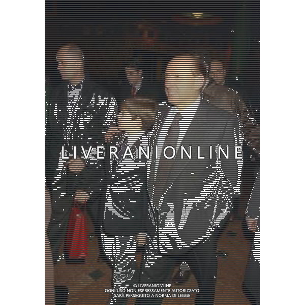 1998 MILANO NELLA FOTO SILVIO BERLUSCONI CON IL FIGLIO LUIGI AG ALDO LIVERANI SAS