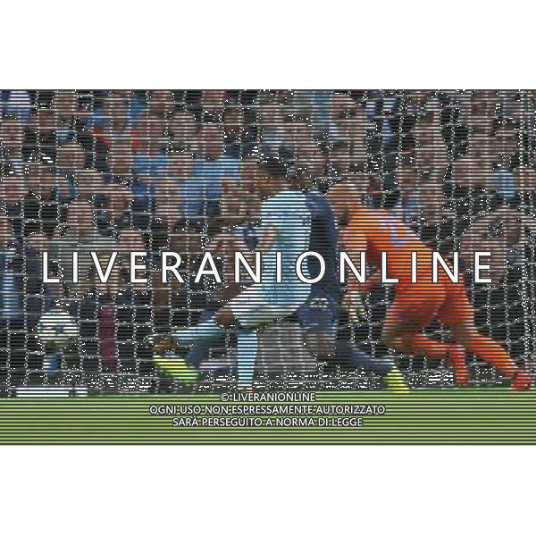 MANCHESTER CITY - NAPOLI CHAMPIONS LEAGUE 17 OTTOBRE 2017 NELLA FOTO IL GOL DI STERLING ©MOSCA / AGENZIA ALDO LIVERANI SAS