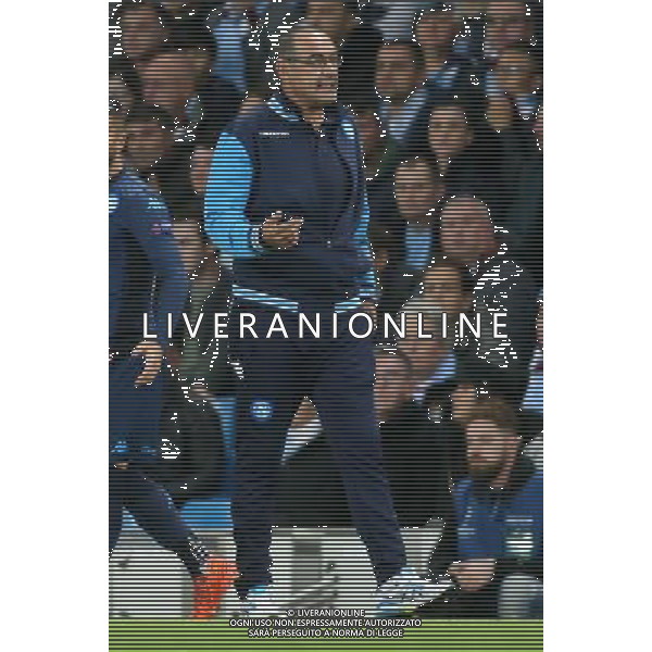 MANCHESTER CITY - NAPOLI CHAMPIONS LEAGUE 17 OTTOBRE 2017 NELLA FOTO MAURIZIO SARRI ©MOSCA / AGENZIA ALDO LIVERANI SAS