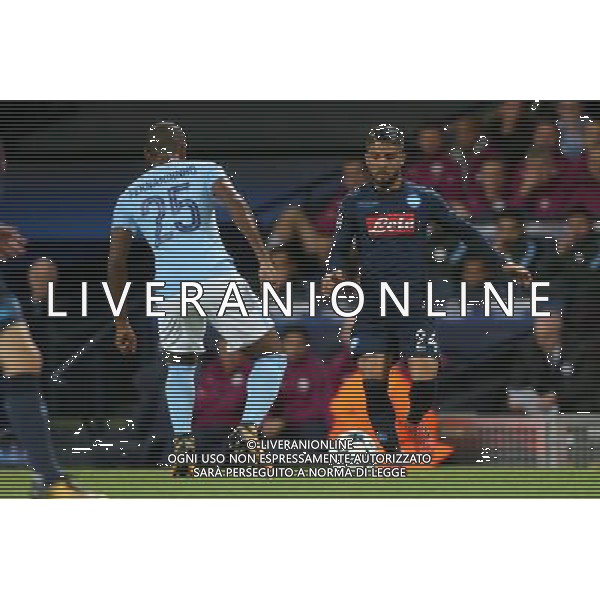 MANCHESTER CITY - NAPOLI CHAMPIONS LEAGUE 17 OTTOBRE 2017 NELLA FOTO LORENZO INSIGNE, FERNANDINHO ©MOSCA / AGENZIA ALDO LIVERANI SAS