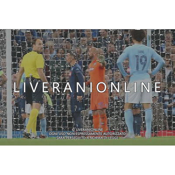 MANCHESTER CITY - NAPOLI CHAMPIONS LEAGUE 17 OTTOBRE 2017 NELLA FOTO PEPE REINA, CALLEJON ©MOSCA / AGENZIA ALDO LIVERANI SAS